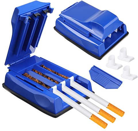 Kungfu Mall Cigarette Rolling Machine | Three Tube Cigarette Roller Tube Manual Tube Tobacco Maker Tube Filling Machine