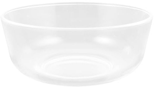 Glass Mixing Bowl, Glass Serving Bowl, Salad Bowls, Round Dessert Bowls, Clear Bowls for Serving, Mixing, Storage Microwave Safe (7 inch)