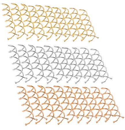 Lurrose 30pcs hairdressing spiral clip corkscrew hair pins bobby pins hair pins for buns spiral hairpins bridal headpieces for Hair Clip for hair screw clamp Twist alloy Miss