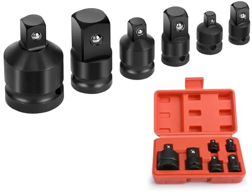 Oumuik Adapter-Satz | 6-tlg. | 1/4 auf 3/8, 3/8 auf 1/4, 3/8 auf 1/2, 1/2 auf 3/8, 1/2 auf 3/4, 3/4 auf 1/2