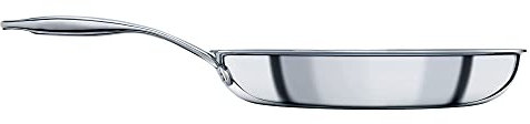 Circulon SteelShield Stainless Steel Frying Pan 28cm - Induction Frying Pan with Hybrid Non Stick, Metal Utensil Safe, Oven & Dishwasher Safe Cookware