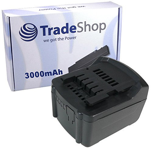 Trade-Shop Premium Li-Ion Akku 14,4V / 3000mAh für Metabo SLA 14.4-18 LED, 602106000 Akku Baustellen Radio RC 14.4-18