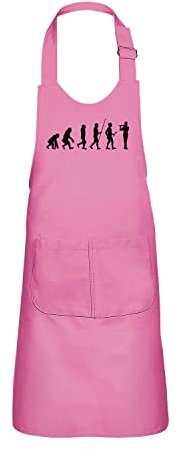 Fabulous Kinderschürze 2 Taschen Küche Rosa Evolution Querflöte Musik Instrument Musiker - Top Qualität