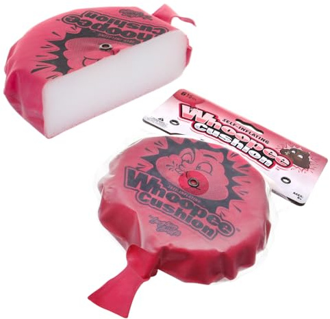 Laughing Smith 6 Self-Inflating Whoopie Cushion Fun Prank Toy for Kids, Ideal Party Favor and Birthday Bag Stuffer, Hilarious Fart Sound Cushion for Boys and Girls Whoopee Woopie Self Inflating