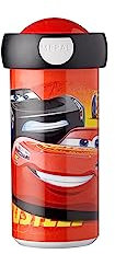 Mepal - Gourde Campus - Gobelet pour Boire - Gourde Étanche pour Enfants - Tasse pour Boire Réutilisable - Sans BPA et Lavable au Lave-Vaisselle - 300 ml - Cars