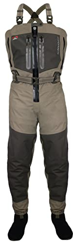 Paramount Outdoors Women's Whetstone Zippered Breathable Stockingfoot Fly Fishing Zip Chest Wader (Medium)