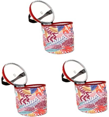 Tofficu 3St Aufbewahrungstasche aus Wolle Gewebte Tasche handarbeitstasche Häkelnadeln Tragetaschen-Organizer gehäkelter Rucksack-Organizer Projekttaschen häkeln Pullover Veranstalter Fass