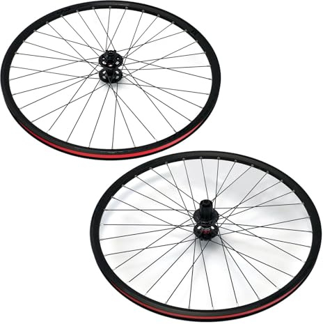 HZXQCVB 26 27.5 29 Zoll Mountainbike-Laufradsatz Steckachse 15x110mm/12x148mm Alu-Legierung Doppelwand-Felgen Scheibenbremse 32H Naben Für 8-13 Gang Kassette(29in)