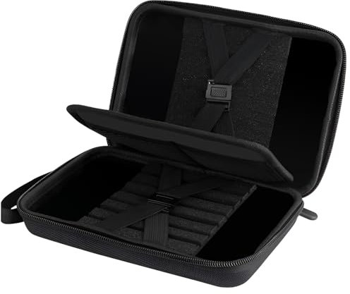 MIUUIPI Dart Tasche, Darttasche für 12 Darts und weiteres Dart-Zubehör, Dart Tasche Box, Tragbar und Langlebig, Professionelles Dart-Zubehör