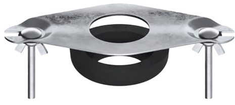 PlumbEZ Easy Fit Close Coupling Kit for Close Coupled Toilets - No Tools Required Bolt and Gasket Donut Kit for Close Coupled Toilet Cistern Kit with Reliable Toilet Seal Ring