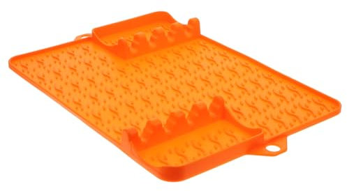 YARNOW -grillmatte Antihaft-grillmatte -Grill-seitenablagematte Küchenarbeitsplatte Silikonmatte Leicht Zu Reinigen rutschfeste Oberfläche Und Leicht Zu Verstauen Für Grillzubehör