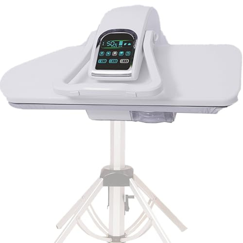 JMOUZHG Pressa a Vapore Professionale da Stiro 2200 W, 66/79 / 89 cm Pressa da Stiro per Vestiti con Pannello Touch Screen (89cm)