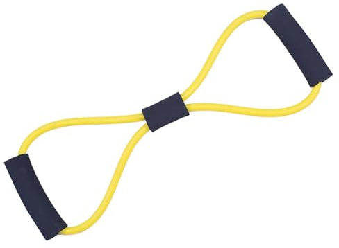 Resistance Band with Handles, Arm Figure 8 Chest Expander, Rope 8 Stretch Yoga Fitness Band for Women and Men Muscle Training
