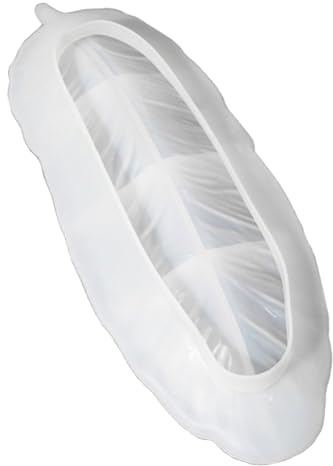 OSOLADY Moule en Silicone pour Résine Époxy de Feuille Finition Miroir Réutilisable pour Création de Plateaux Décoratifs et Objets Artisanaux Moule Solide pour Coulée Résine Loisirs