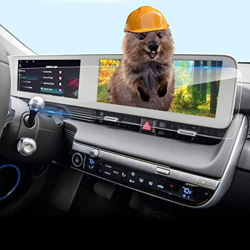 BEIBEINOYA Transparent Screen Protector for Hynudai Ioniq 5 Virtual Cockpit 2021 2022 12.3 Inch,Car Dashboard Membrane Protective TPU Film Screen Protector