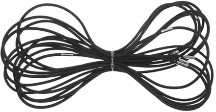 BAZEITFLOW Fasce Elastiche Anelli di Ricambio Antivibrazione 10 Pezzi in Gomma Nere per Microfono Condensatore per Setup di Registrazione Professionale e Home Studio