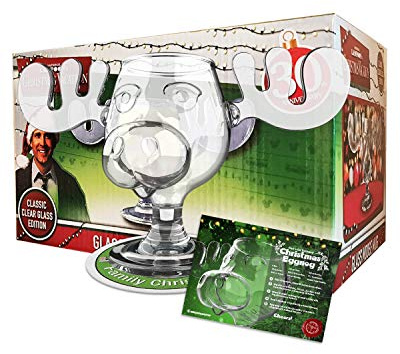Cultica Griswold Moose Mug Elchglas inklusive Untersetzer Family Christmas (4)