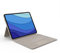 Logitech Combo Touch Tastatur-Case für iPad Pro 12,9 Zoll (5. und 6. Generation 2021, 2022) Abnehmbare mit, Stellhalterung, überall klickbarem, Smart Connector, Deutsches QWERTZ-Layout - Sandfarbe