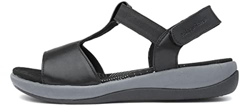 Hush Puppies Womens Sylvie Sandal, Black, 6 UK