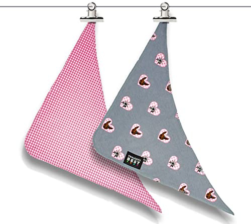 KNAUDERS Best Halstuch Herzerl Rosa M - Landhaus-Chic von Knauder's Best