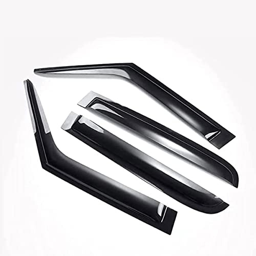abrupt Auto Windabweiser für Mini Cooper F54 F55 F60, Autofenster Vorn und Hinten Regenabweiser Regenschutz Autofenster Regenschutz Vent Visier Seitenwindabweiser Sonnenblende