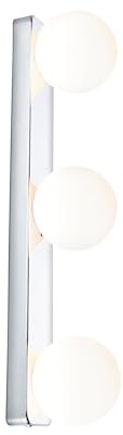 Paulmann 71063 Wandleuchte Selection Bathroom Gove IP44 G9 230V max. 3x20W dimmbar Chrom, Satin Badleuchte - ohne Leuchtmittel