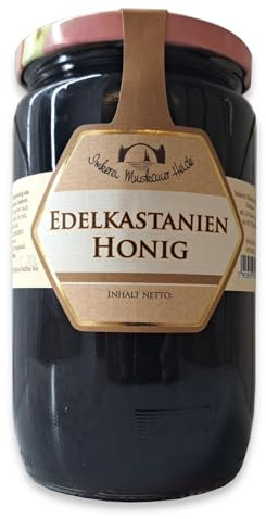 Edelkastanien-Honig 1000g / 1kg kräftig aromatischer Bienenhonig 100% naturbelassenene Premium Imkerqualität