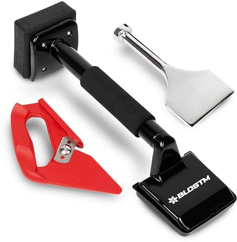 BLOSTM Carpet Stretcher Kit - Zero Wrinkles Carpet Knee Kicker, Carpet Bolster Tool & Carpet Trimmer for All Carpet Types, Professional Grade Carpet Kicker with Soft Handle - Essential Carpet Tools