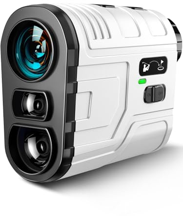 GLXY Golf rangefinder 1200 Yards Rangefinder with Slope Switch, Flag Pole Locking, Rechargeble range finder golf for Golf & Hunting
