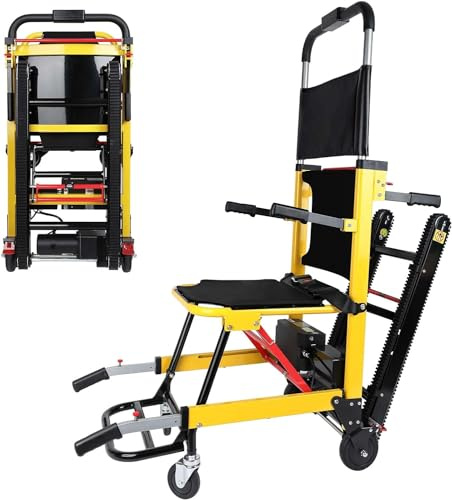 Fauteuil roulant motorisé portable pour personnes âgées – Grimpeur pliable à faible bruit – Capacité de 200 kg – Électrique – Aide à la mobilité pratique