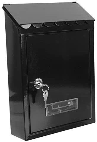 Uonlytech Cassetta Postale Da Parete in Ferro Per Giardino Stile Vintage Decorazione Rustica Per Esterni