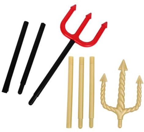 Yardwe 2pezzi Forchetta Decorativa Per Halloween Forchetta Da Diavolo in Plastica Accessori Da Per Maschere Di Diavolo Prop Per Cosplay Di Per Ragazzo e Adulti