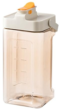Water jug, 3.5 l of a tap Design jug with Large Capacity and Portable Handle Design, Comfortable Multifunctional carafes for Home (Warm White)