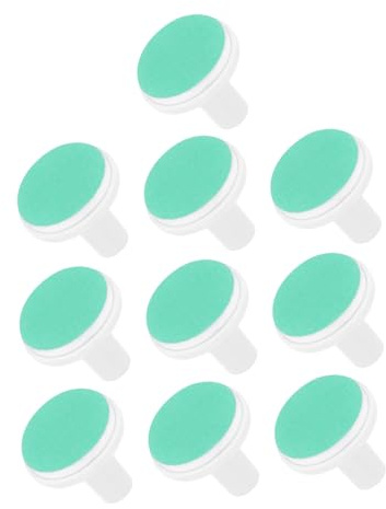 VERDANVERSE Lot De 10 Tampons Polissoirs Pour Lime à Ongles Électrique Bébé Têtes De Rechange Polyvalentes Faciles à Transporter Pour Soins Des Ongles De Nourrissons 12 Mois