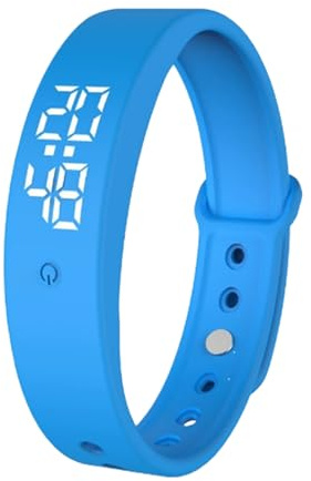 Reloj Vibrador Silencioso – Alarma de Muñeca Inteligente Discreta, Banda Recordatoria de Alarma Múltiple Personalizable, Cómoda Pulsera con Temporizador Recargable por USB | Asistente de Horario Diari