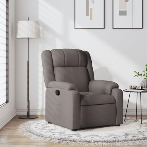 Owoxanthellate Home-Cinema - Poltrona relax, 77 x 95 x 99 cm, in poliestere, con tasca laterale, in legno-metallo, soggiorno, camera da letto