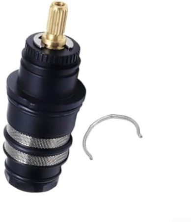 Thermostatische Dusche, Kartusche Messing, Temperaturregelung, Ventil 94282000, Ersatzteil für Mischbatterie, Spule, Heimwerker, Sanitär-Reparaturset, um schwankendes Wasser zu reparieren
