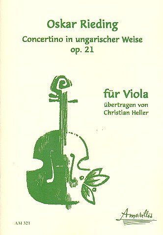 Concertino in ungarischer Weise opus.21: für Viola