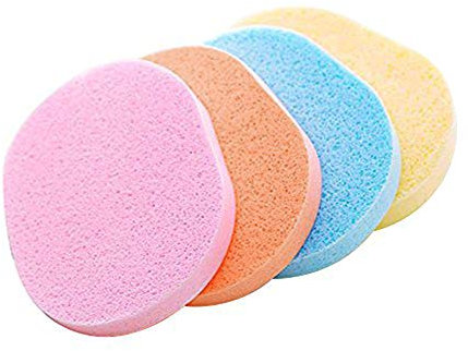 RETON 10Pcs Spugna detergente Salviette umidificate Schiuma detergente Make Up Tipo spugna per il lavaggio Viso Puff Flutter Wet and Dry Usa