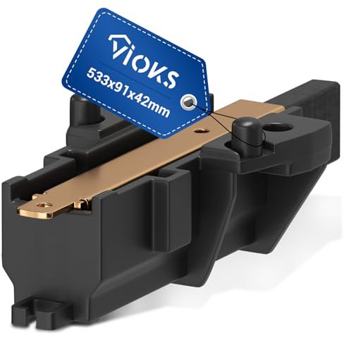 VIOKS 2x Motorkohlen Kohlebürsten Kohlen mit Halter Ersatz für Bosch Siеmens 00151614 Bauknecht 481931088529 Candy 92126721 - Kohlestifte Waschmaschine 13,5x4,9x34mm 4,8mm AMP für CESET Motor