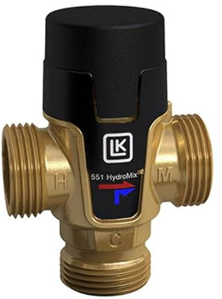 Dianhydro Miscelatore TERMOSTATICO Hydro Mix LK 551 Filettatura Maschio 1 35 65 Gradi C