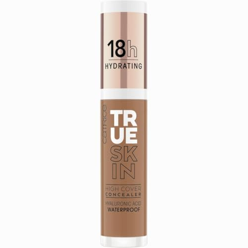 Catrice True Skin High Cover Concealer, Nr. 090, Nude, Anti-Pickel, feuchtigkeitsspendend, natürlich, für trockene Haut, vegan, ölfrei, wasserfest, ohne Alkohol, 1er Pack (4.5ml)