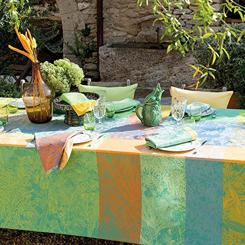 Garnier-Thiebaut Mille Esprit Jardin Tischdecke, 175,3 x 248,9 cm, ETE
