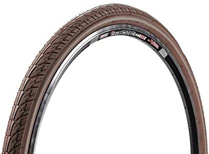 29 Zoll Fahrrad Reifen 29x1.95 City Trekking Tire 50-622 Braun Reflexstreifen
