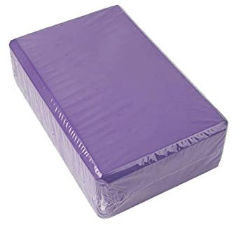 PW TOOLS Blocchi Yoga 2 Pezzi Blocco Yoga Antiscivolo per Yoga Pilates Fitness Leggero per la Palestra di Casa Adatto ai Viaggi Pilates Practice 2315 Cm, Viola