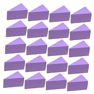 Alipis Stylish Violet Triangle Cake Boxes Practical Sugar Container for Party Decorations
