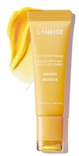 LANEIGE Lip Glowy Balm Mango: Hydrate, Glossy, Lightweight, Moisturise & Tint with Shea Butter