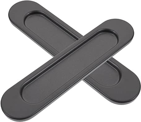 Homoyoyo Maniglie Per Porte Scorrevoli Semplici in Lega Di Alluminio Maniglie Ovali Da Incasso Per Camere Da Letto