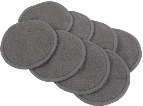 Beavorty 13stücke Bambusfasereinreibungen Für Make-up-entfernung Wiederverwendbare Gesichtsreinigungs-pads Für Frauen Damen Und Mädchen Fingerdesign-pads Baumwollnetzbeutel