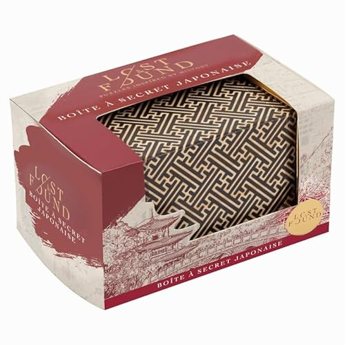 Professor Puzzle – Caja Secreta Japonesa – Mecanismo de Apertura de Siete Movimientos – Caja de Secreto Japonesa con Sorpresa en el Interior